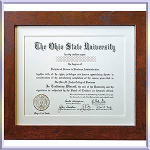 Ohio-State-University-diploma-俄亥俄州立大学毕业照