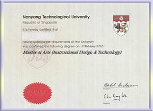 Nanyang-Technological-University-diploma-新加坡南洋理工大学毕业照