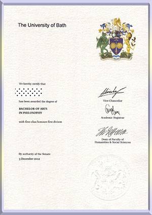 University-of-Bath,-diploma-巴斯大学毕业照