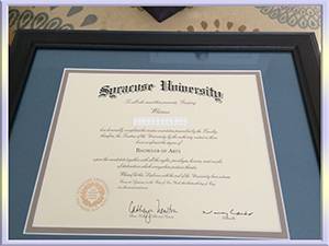 Syracuse-University,-diploma-雪城大学毕业照