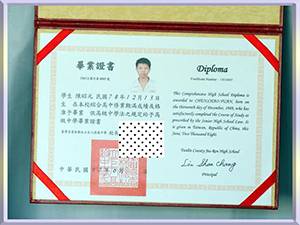 Fu-Jen-Catholic-University-diploma-辅仁大学毕业照