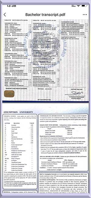 Assumption-University-diploma-易三仓大学毕业照