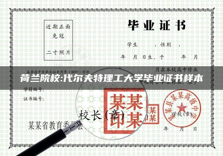 荷兰代尔夫特理工大学毕业证