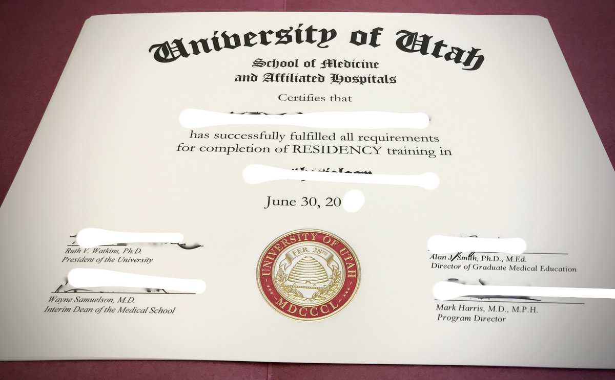 犹他大学毕业证照片展示最新（Diploma from the University of Utah）